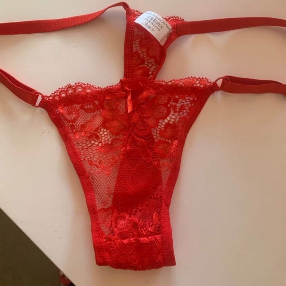 Lucy & Yak Red Lace Panties